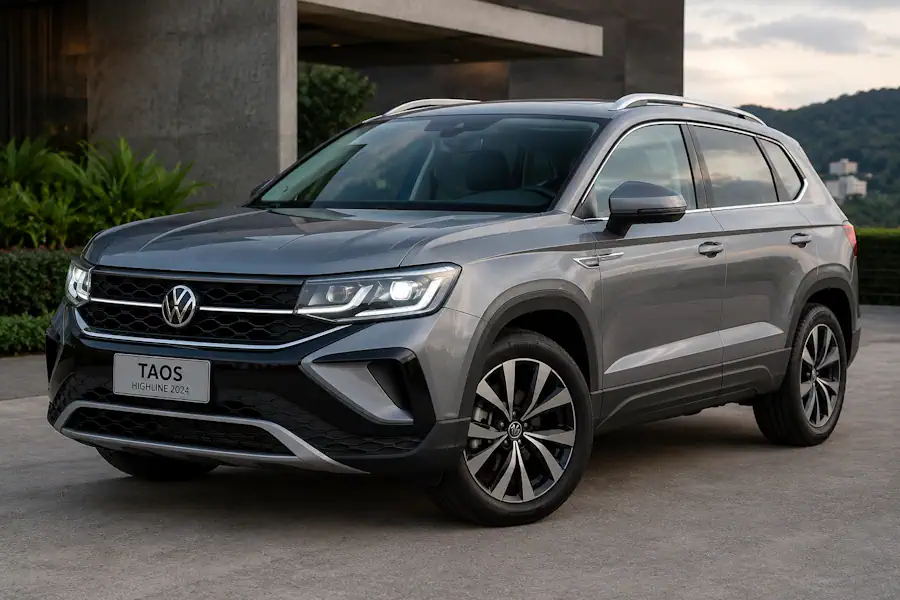 Volkswagen Taos Highline 2024: Ficha Técnica Completa, Consumo, Equipamentos e Manutenção 2 Volkswagen Taos Highline 2024 (2)