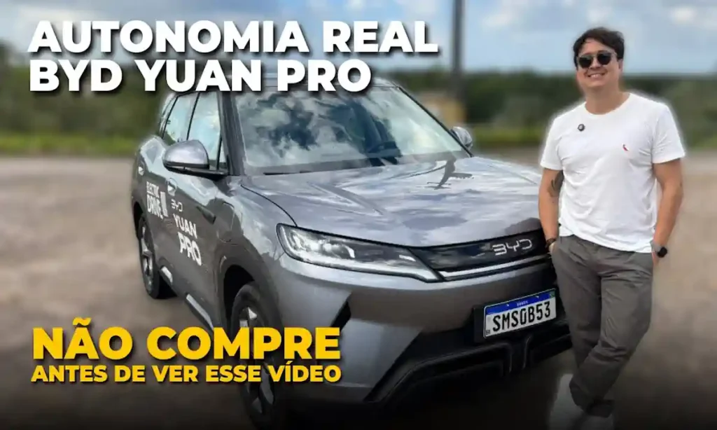 BYD Yuan Pro Autonomia Real na Estrada