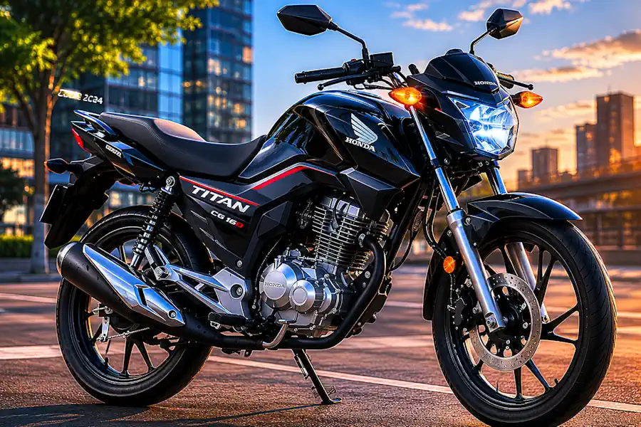 Honda CG 160 Titan 2024: Ficha Técnica, Consumo e Vale a Pena? 2 Honda CG 160 Titan 2024 (2)